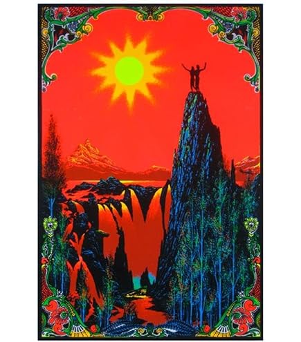 Amazon.co.jp: 平和バスブラックライトポスター - フロック加工 - 23